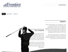 Tablet Screenshot of frontiercapital.lk